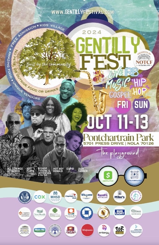 Gentilly Fest October 11-13